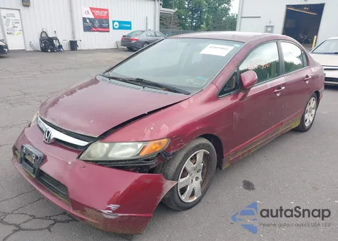 2008 Honda Civic Lx z USA, uszkodzony, nr VIN 1HGFA16538L081491